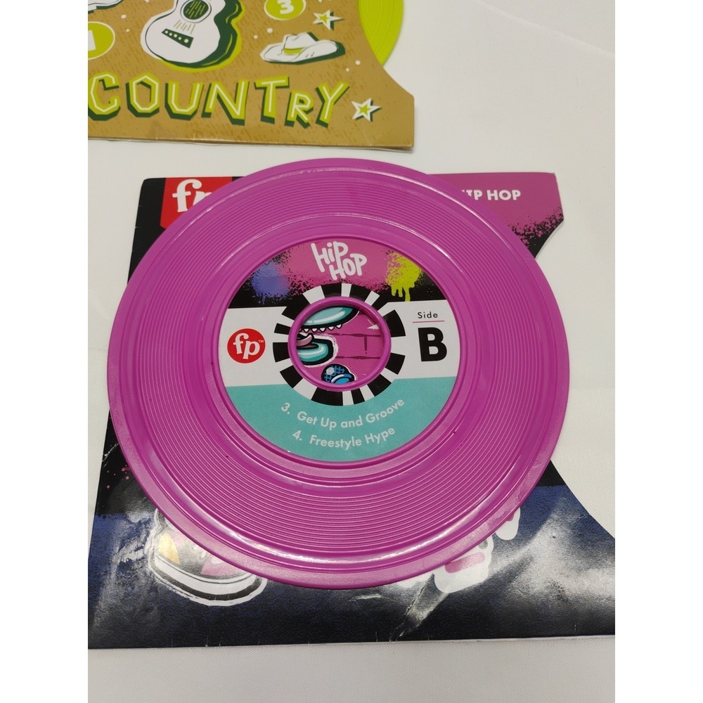 Fisher-Price Rockin' Record Player Musical Toy Records (5) for Turntable Plastic - Picture 6 of 16